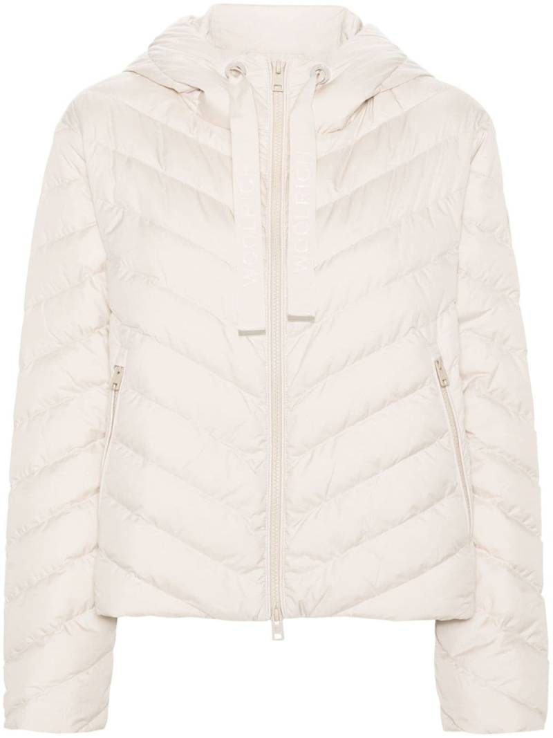 Woolrich chevron padded jacket - Neutrals von Woolrich