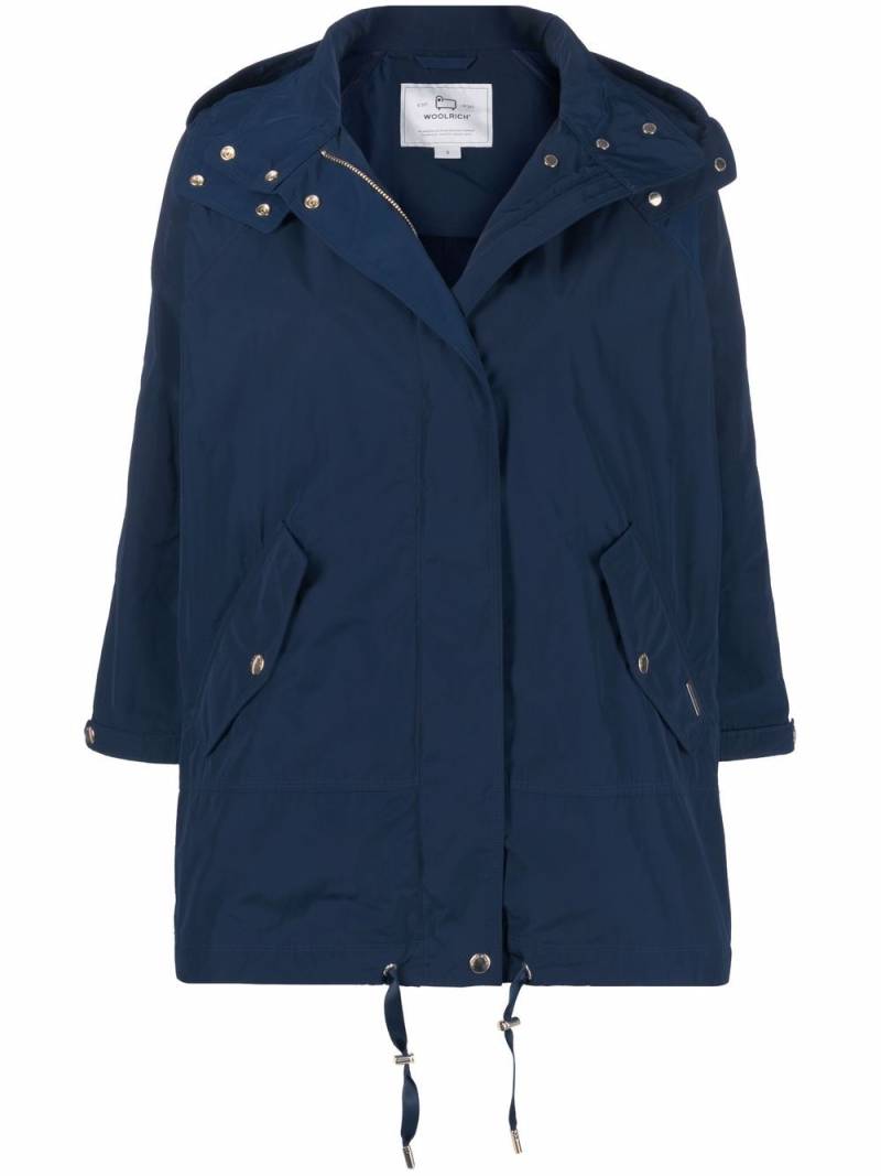 Woolrich concealed hooded parka - Blue von Woolrich