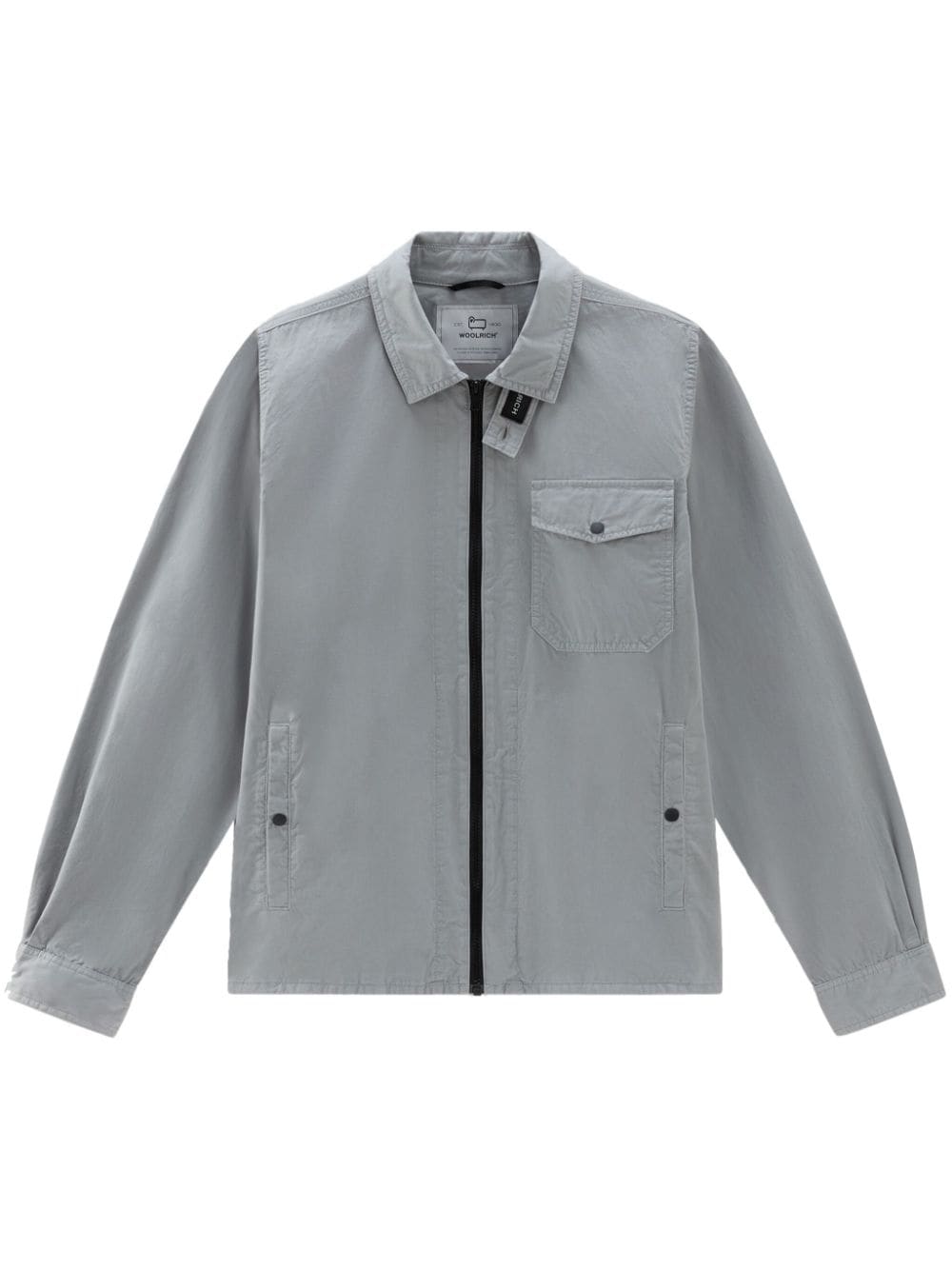 Woolrich cotton-gabardine overshirt - Grey von Woolrich