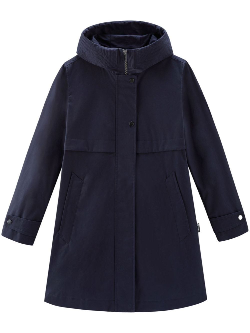 Woolrich cotton hooded parka coat - Blue von Woolrich