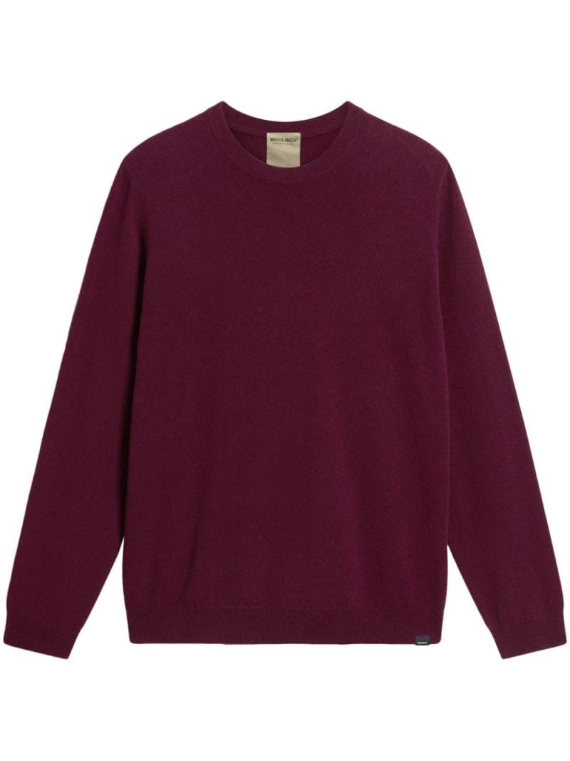 Woolrich crew neck cashmere jumper - Red von Woolrich