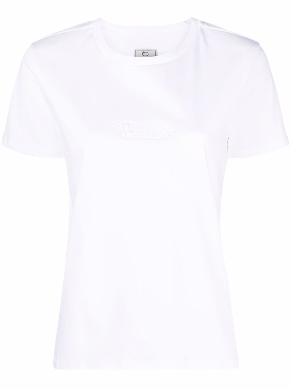 Woolrich debossed-logo T-shirt - White von Woolrich