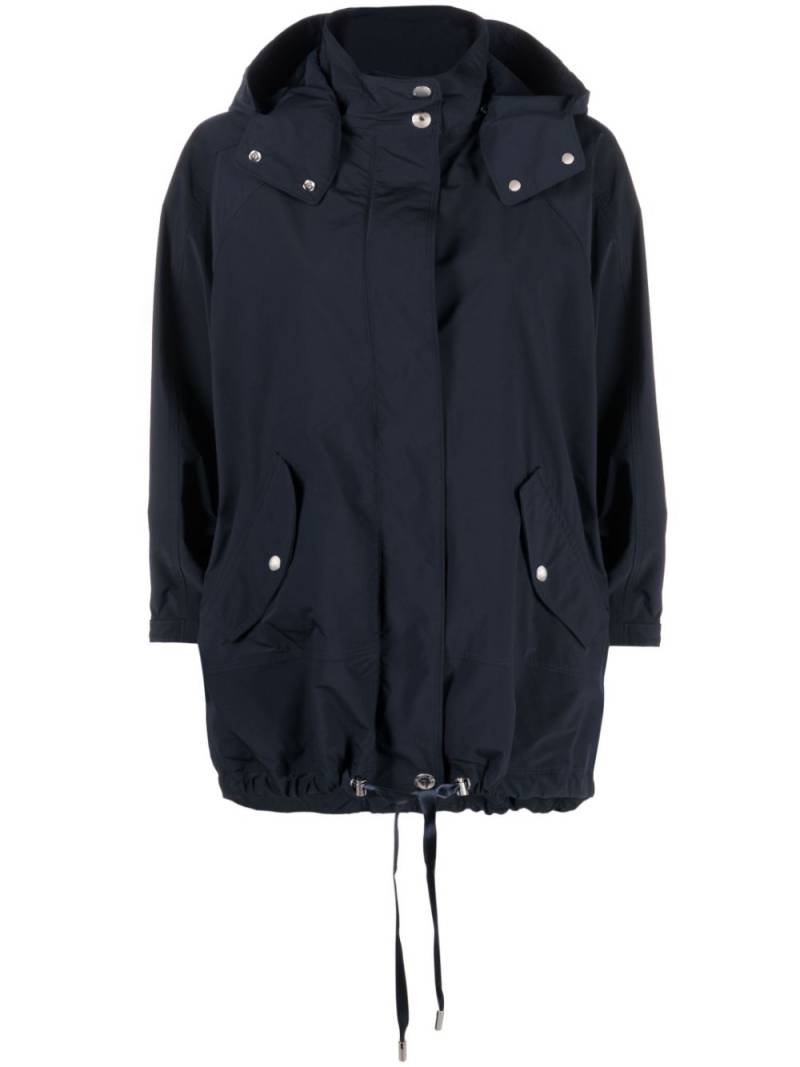 Woolrich drawstring hooded parka - Blue von Woolrich