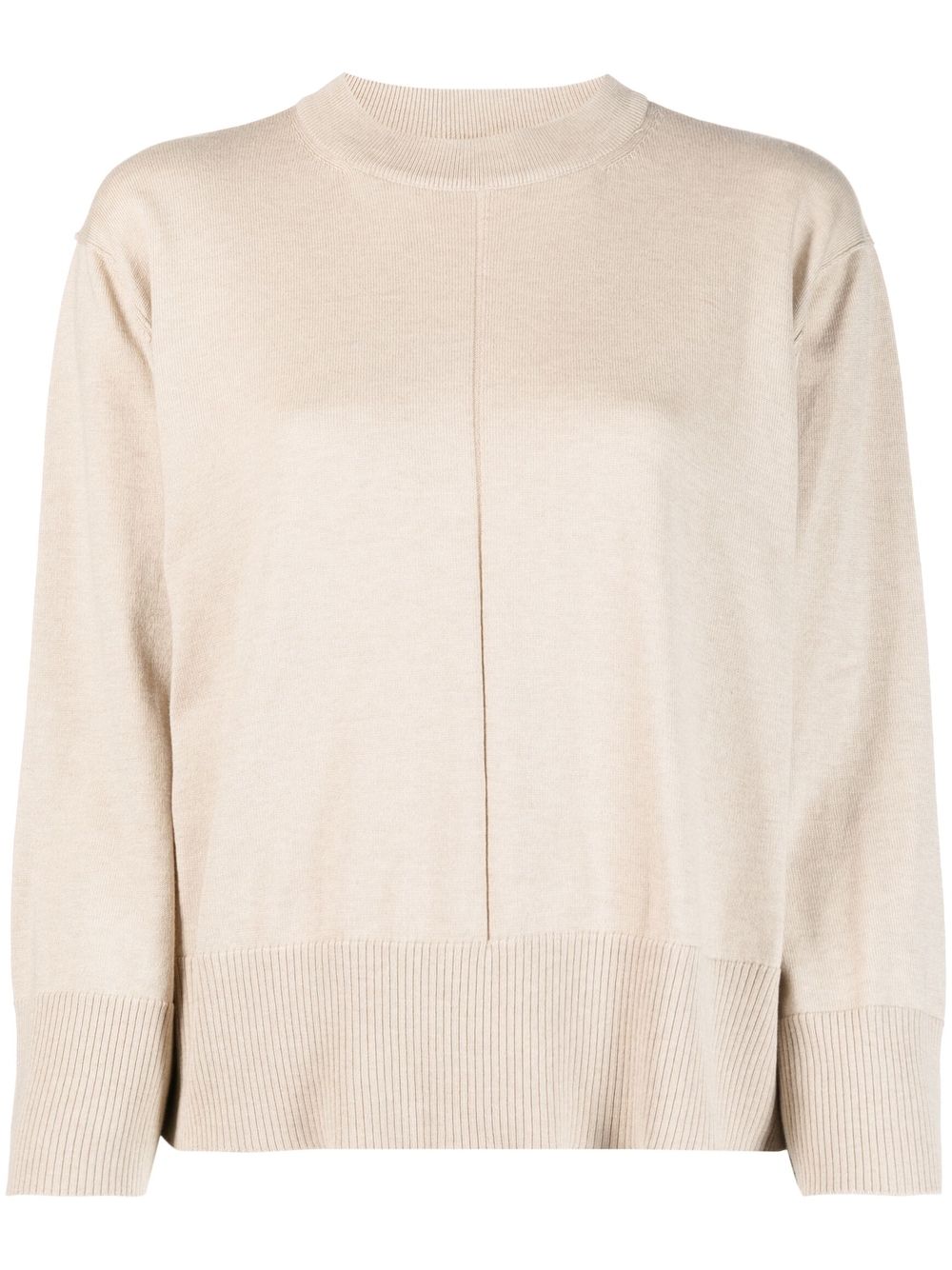 Woolrich fine-knit round-neck jumper - Neutrals von Woolrich