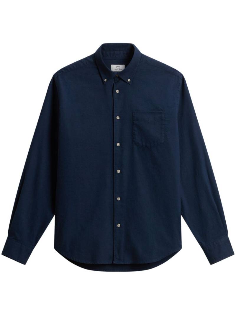 Woolrich flannel buttoned shirt - Blue von Woolrich