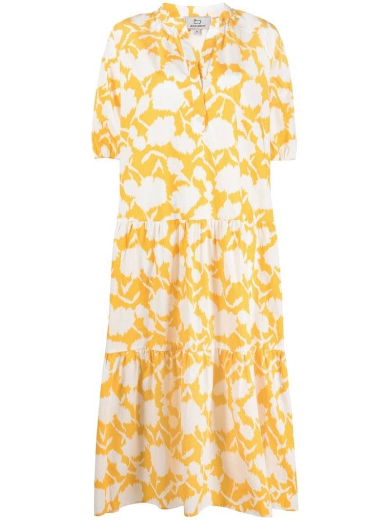 Woolrich floral-print cotton dress - Yellow von Woolrich