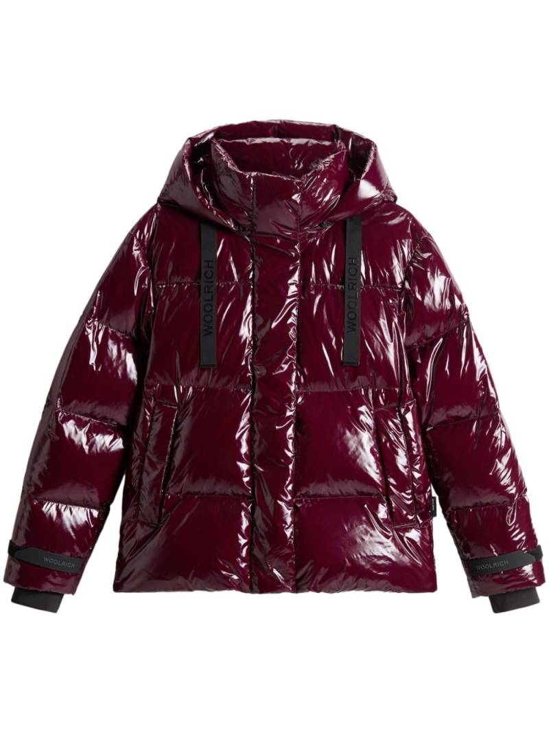 Woolrich glossy-finish parka coat - Red von Woolrich