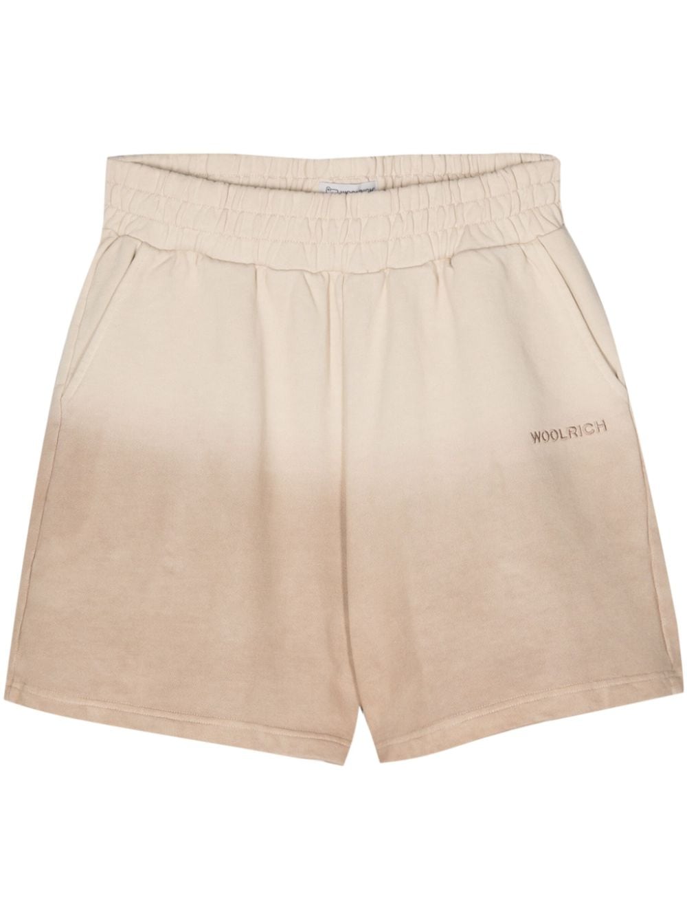 Woolrich gradient-print cotton shorts - Neutrals von Woolrich