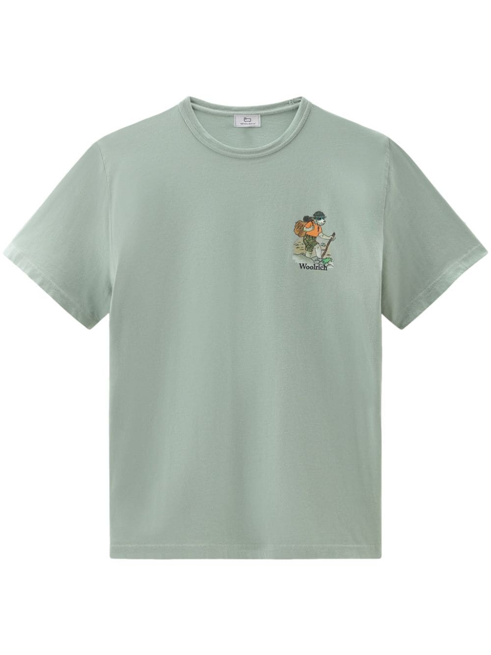 Woolrich graphic-print cotton T-shirt - Green von Woolrich