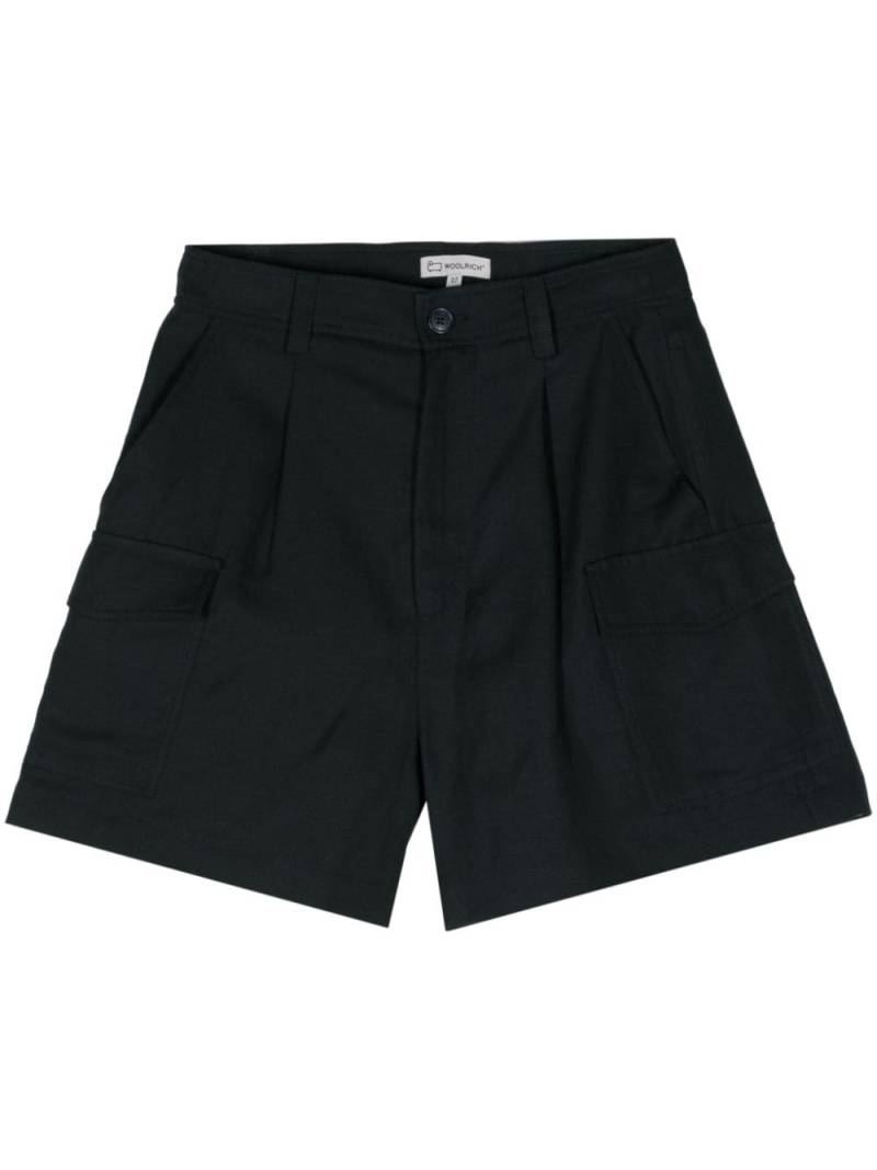 Woolrich high-waist wide-leg shorts - Blue von Woolrich