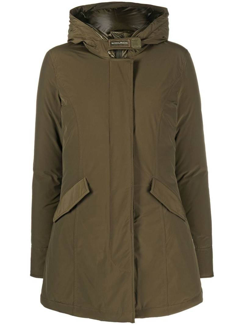 Woolrich hooded padded coat - Green von Woolrich