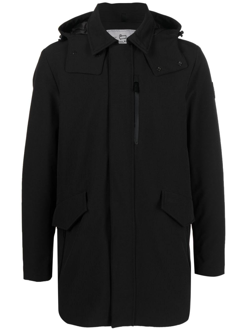Woolrich hooded padded jacket - Black von Woolrich