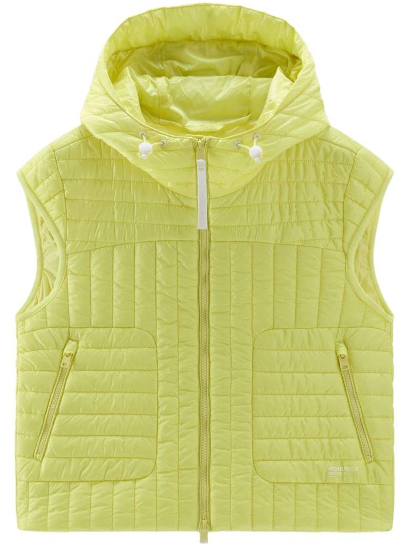 Woolrich hooded quilted gilet - Yellow von Woolrich