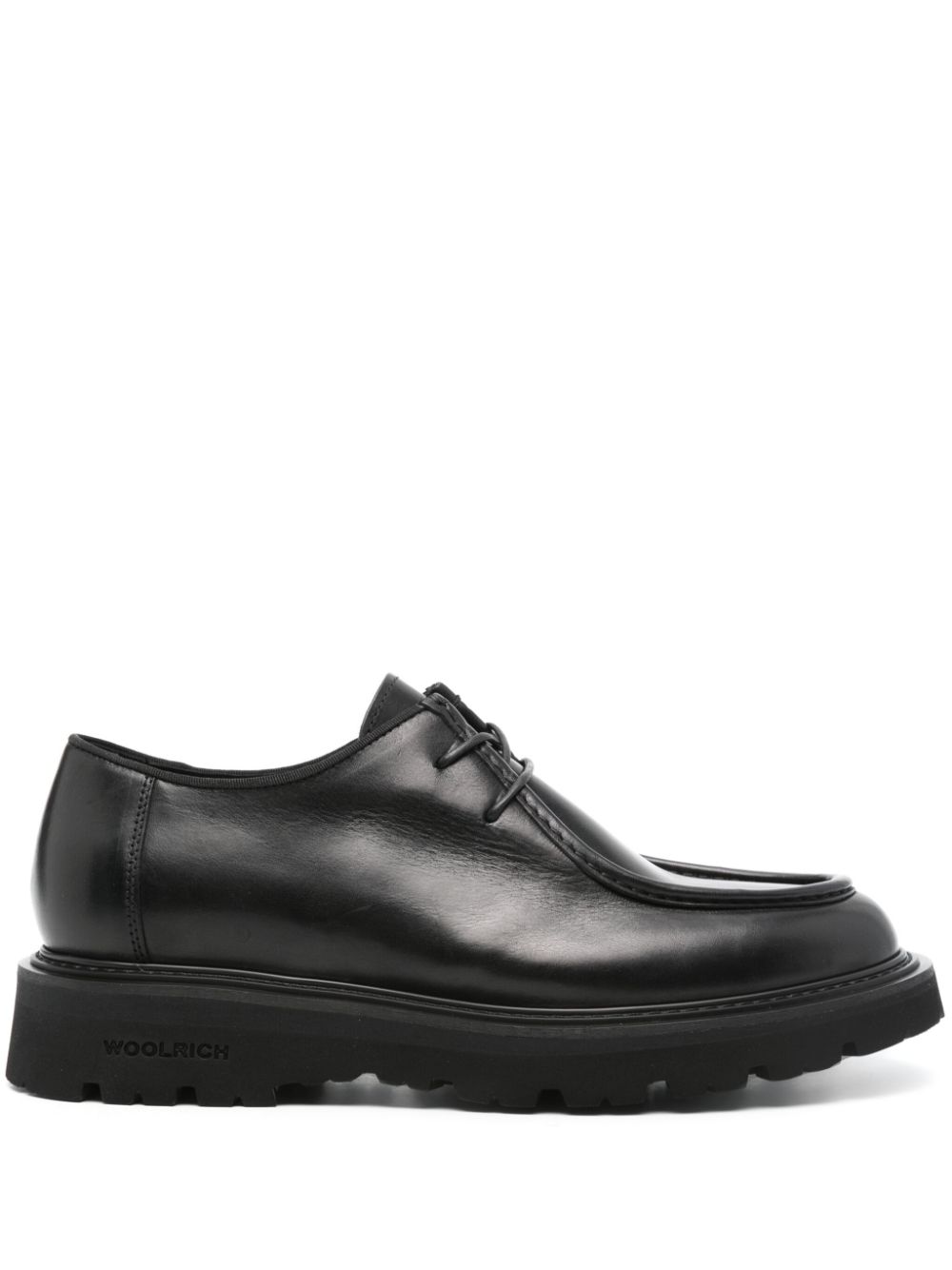 Woolrich leather Derby shoes - Black von Woolrich