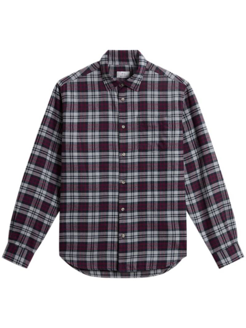 Woolrich lightweight flannel shirt - Grey von Woolrich