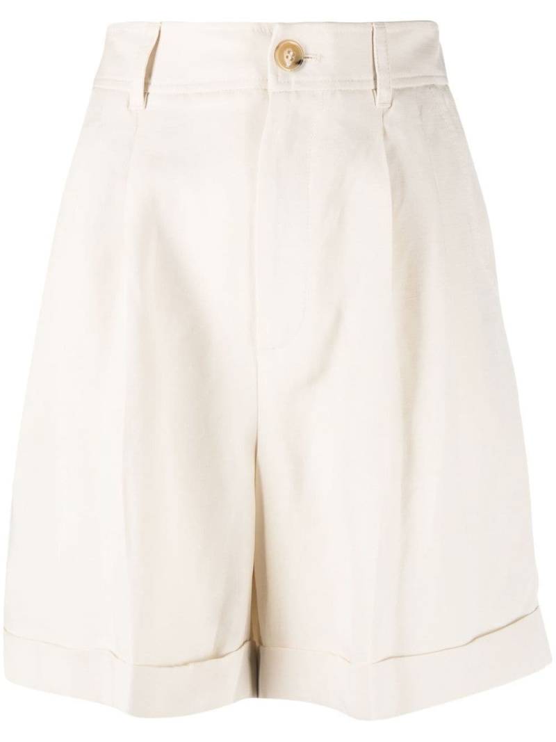 Woolrich linen blend shorts - Neutrals von Woolrich