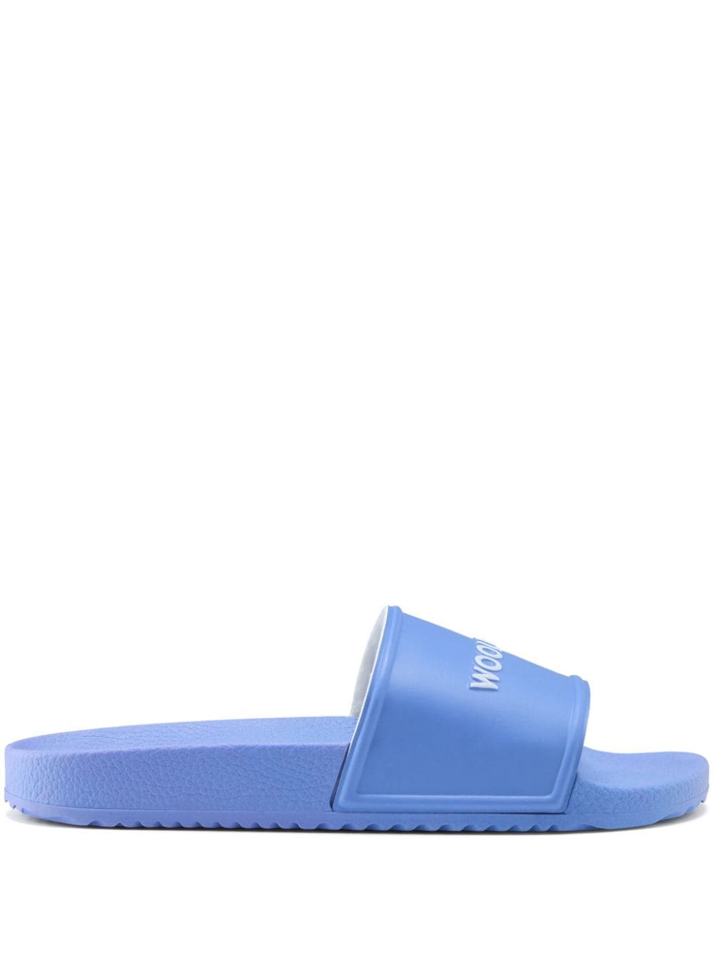 Woolrich logo-embossed flip flops - Blue von Woolrich