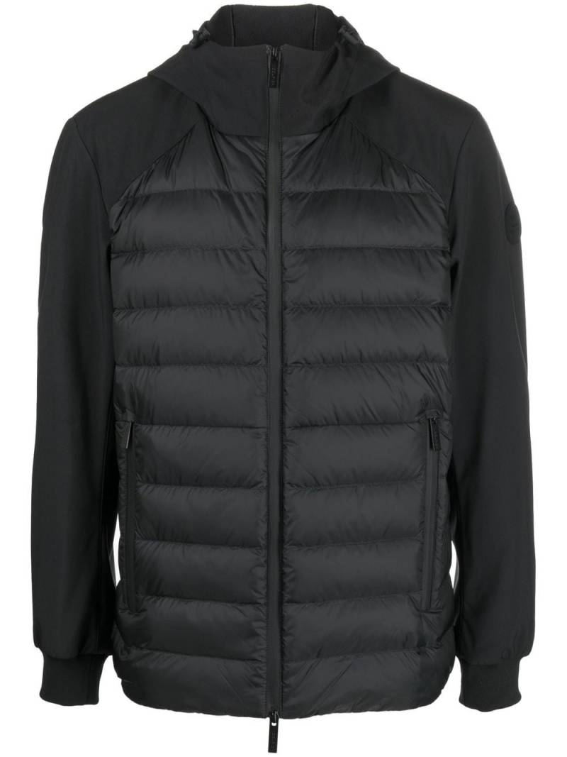Woolrich logo-patch padded shell jacket - Black von Woolrich