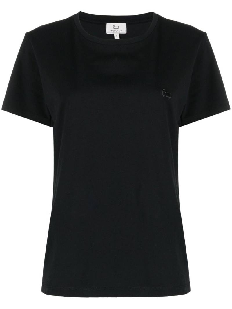 Woolrich logo-print T-shirt - Black von Woolrich