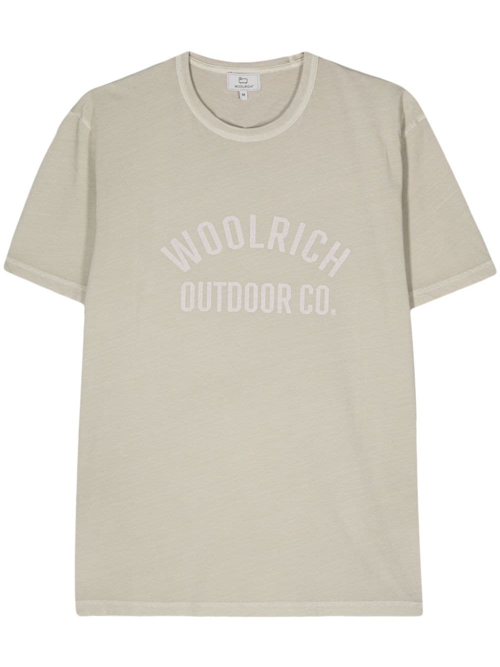 Woolrich logo-print cotton T-shirt - Green von Woolrich