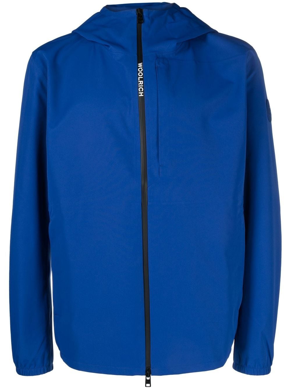 Woolrich logo-print hooded jacket - Blue von Woolrich