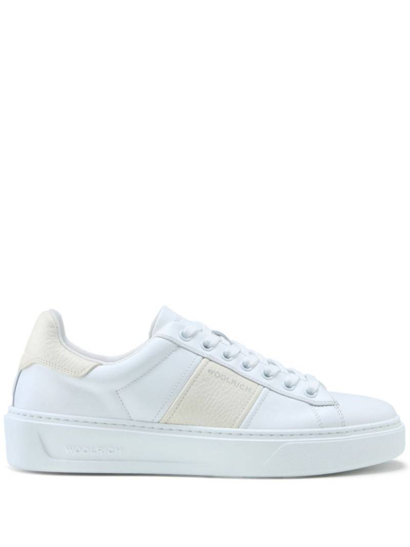 Woolrich logo-print lace-up sneakers - White von Woolrich