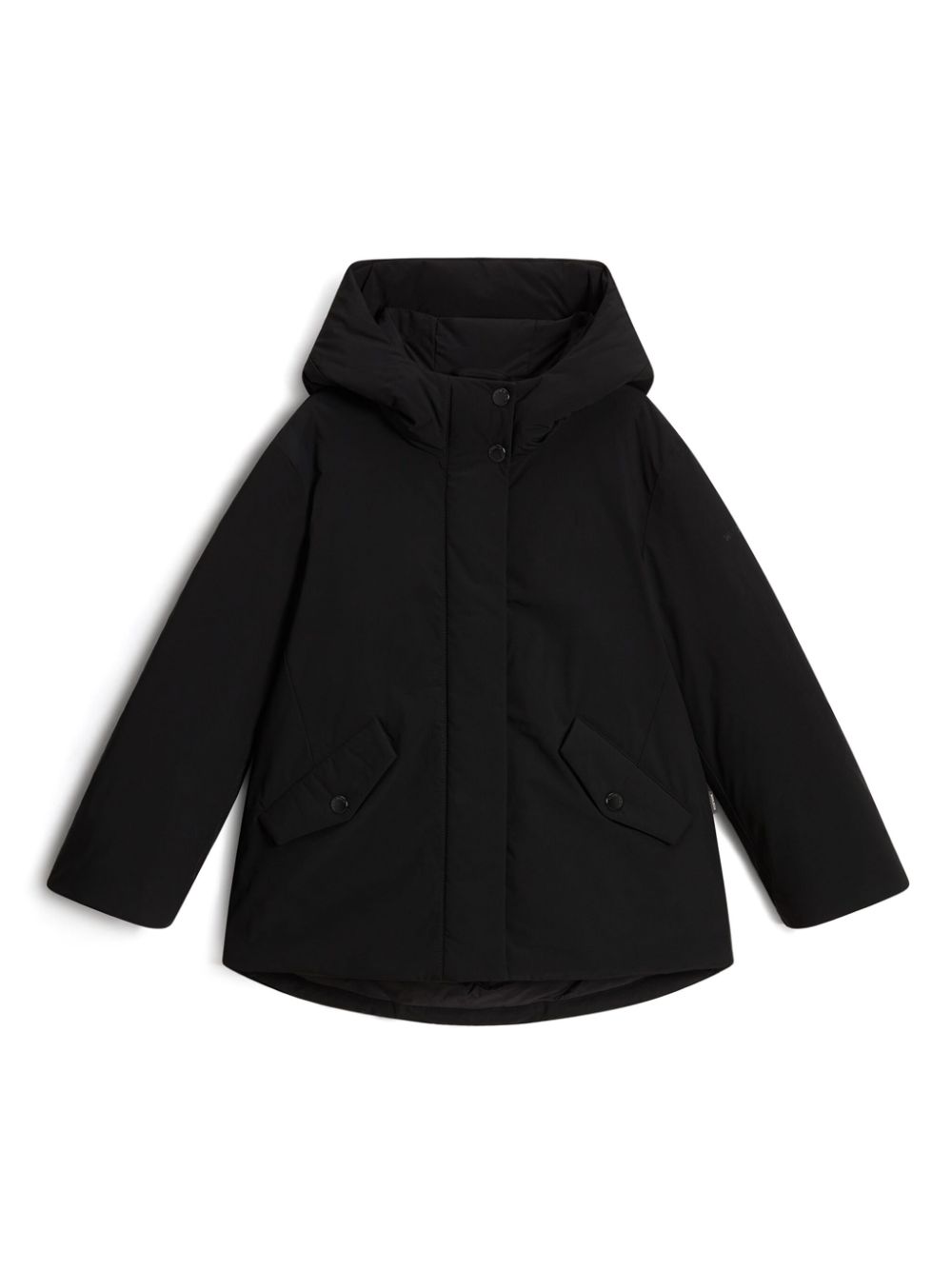 Woolrich logo-print puffer jacket - Black von Woolrich