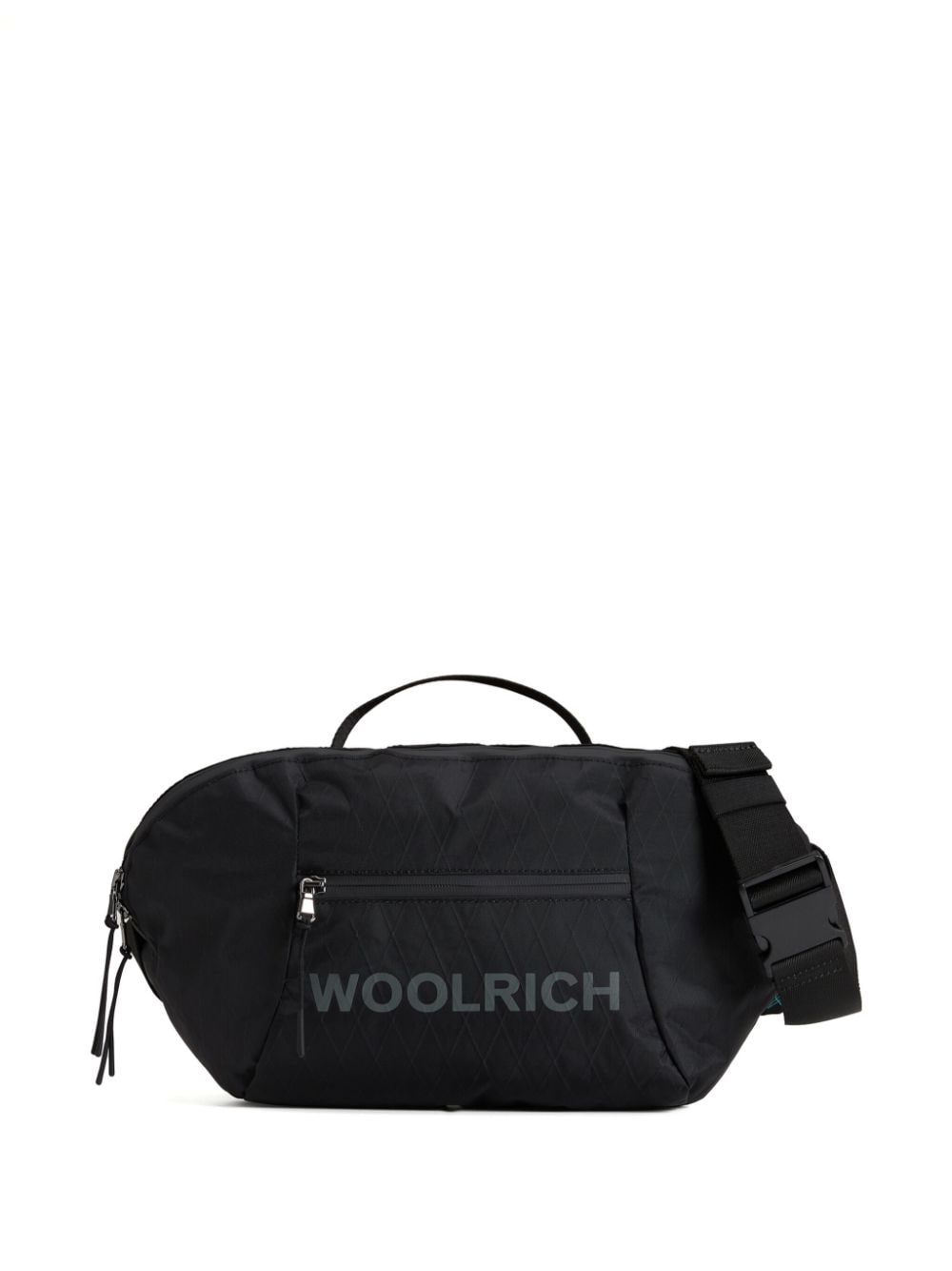 Woolrich logo-print shoulder bag - Black von Woolrich