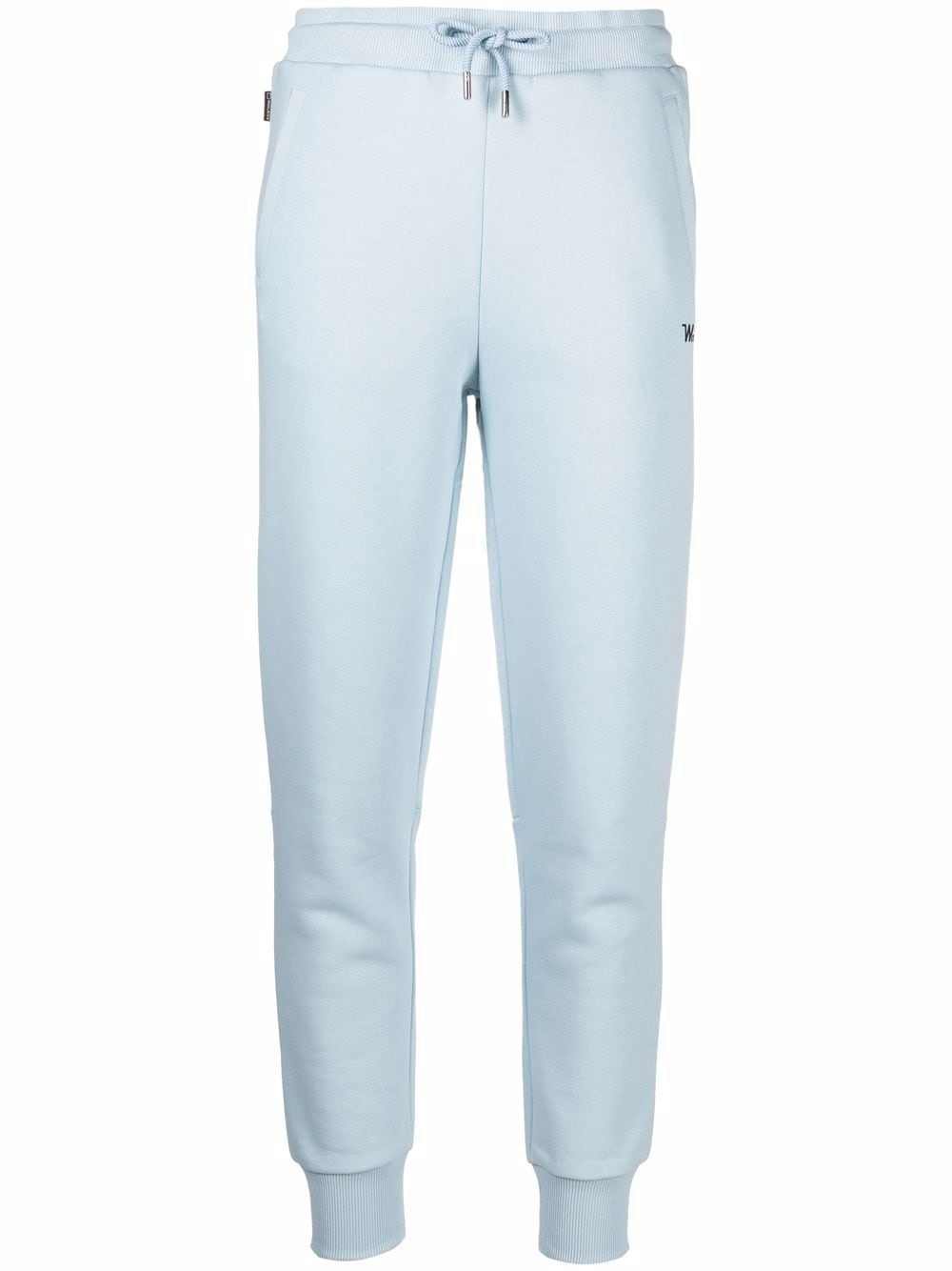 Woolrich logo-print skinny track pants - Blue von Woolrich