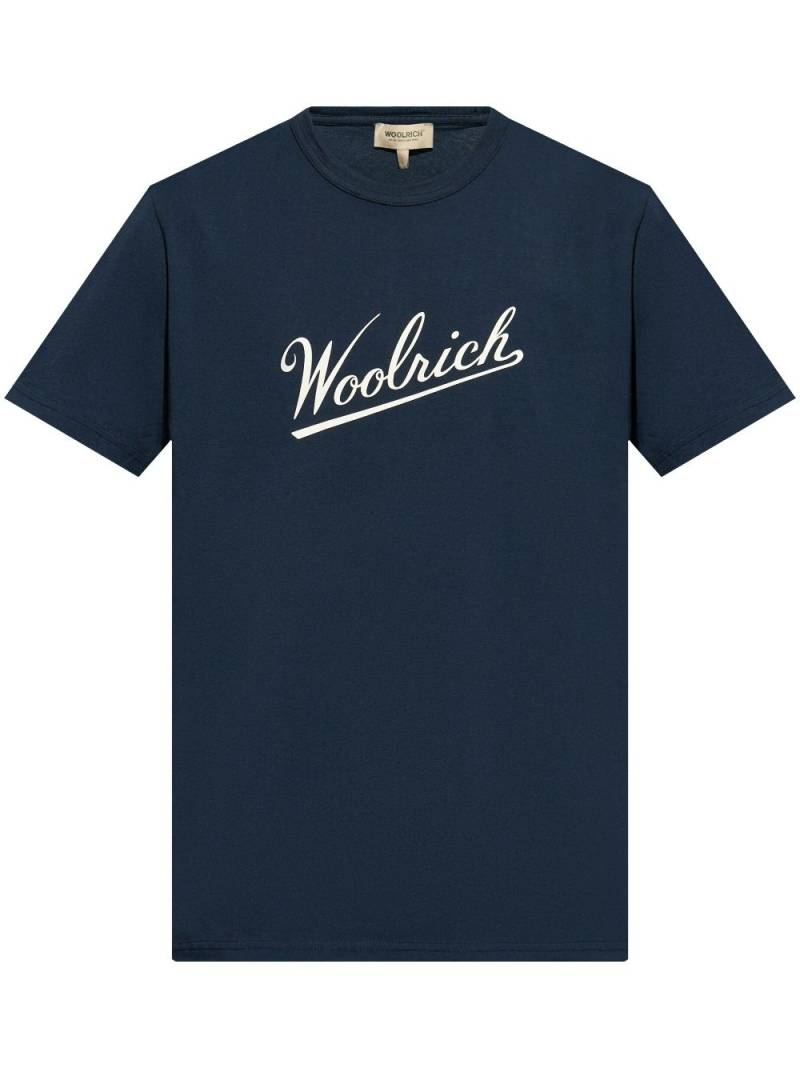 Woolrich logo-print t-shirt - Blue von Woolrich