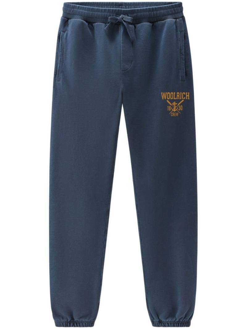 Woolrich logo-print track pants - Blue von Woolrich