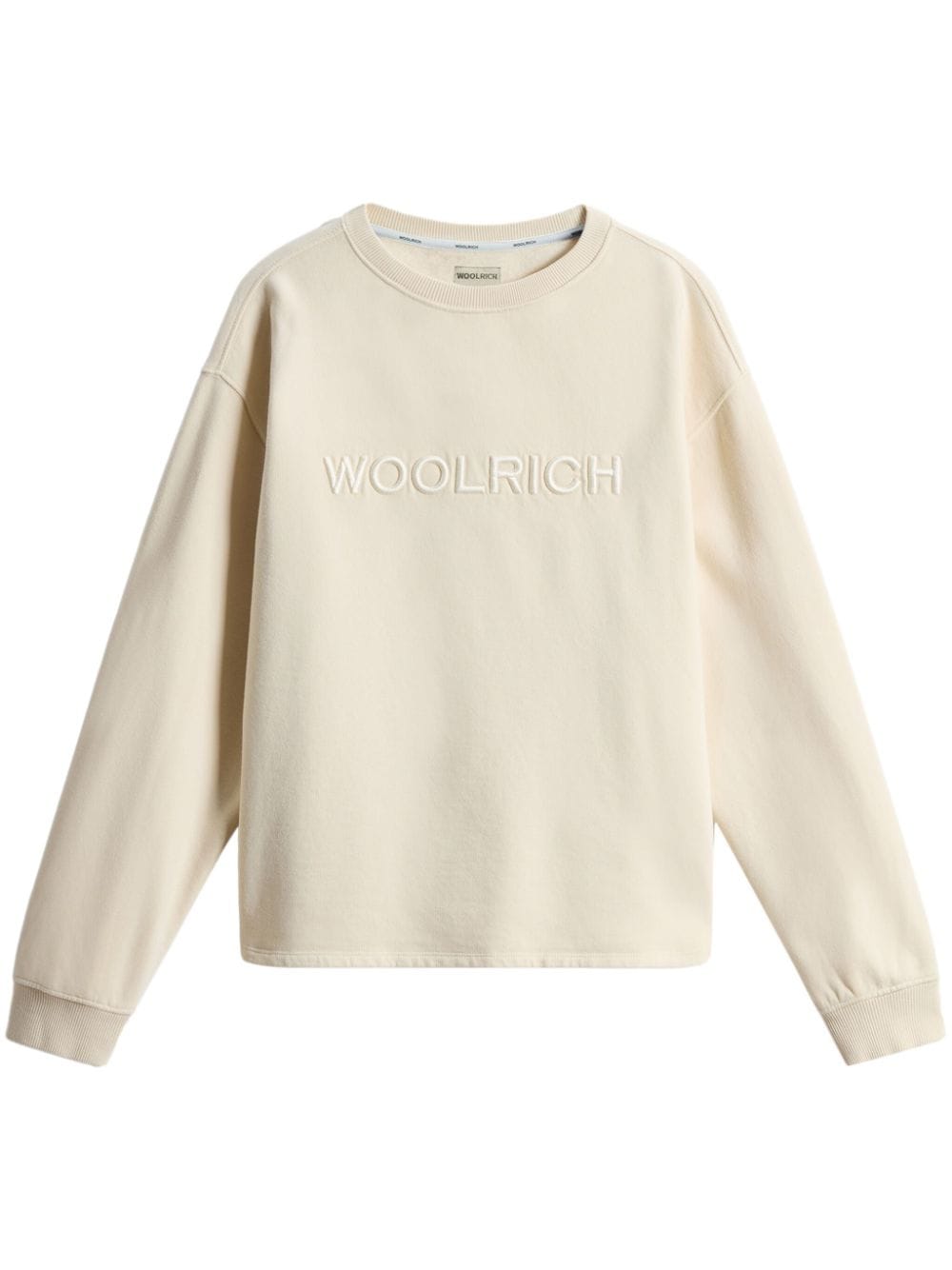 Woolrich logo sweater - Neutrals von Woolrich