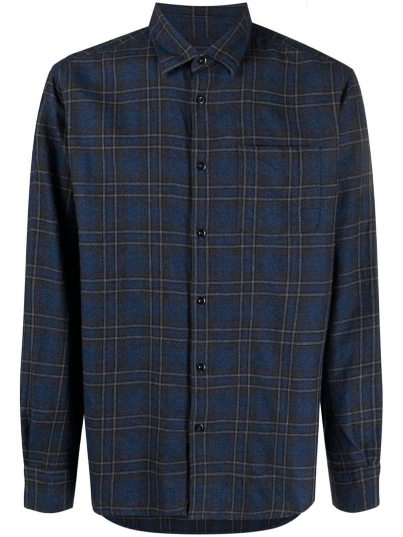 Woolrich long-sleeve checked cotton shirt - Grey von Woolrich