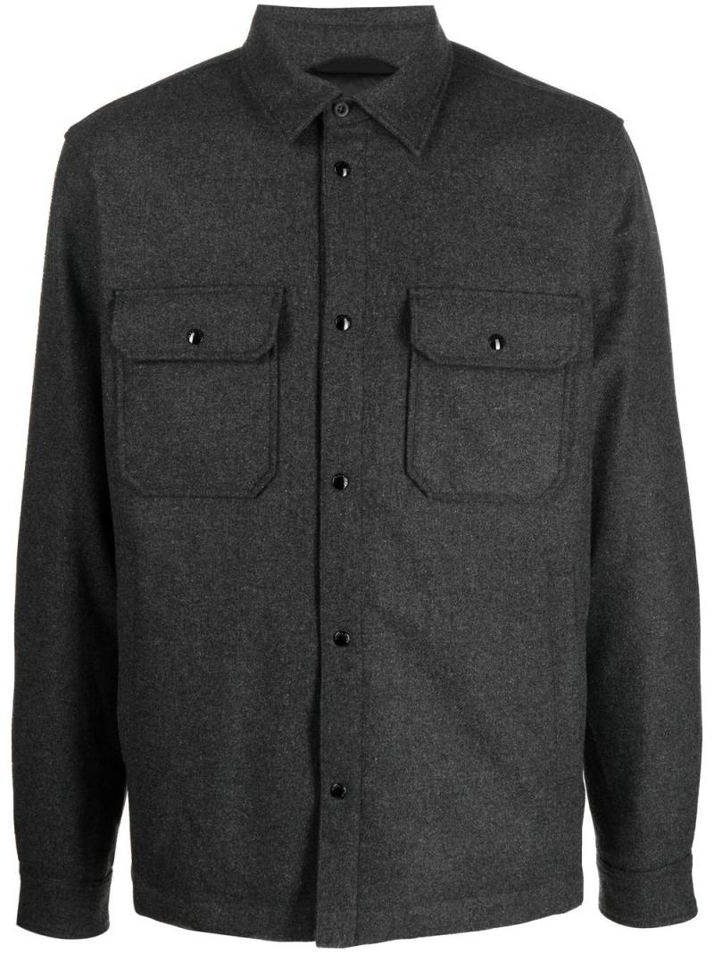 Woolrich long-sleeve shirt jacket - Grey von Woolrich