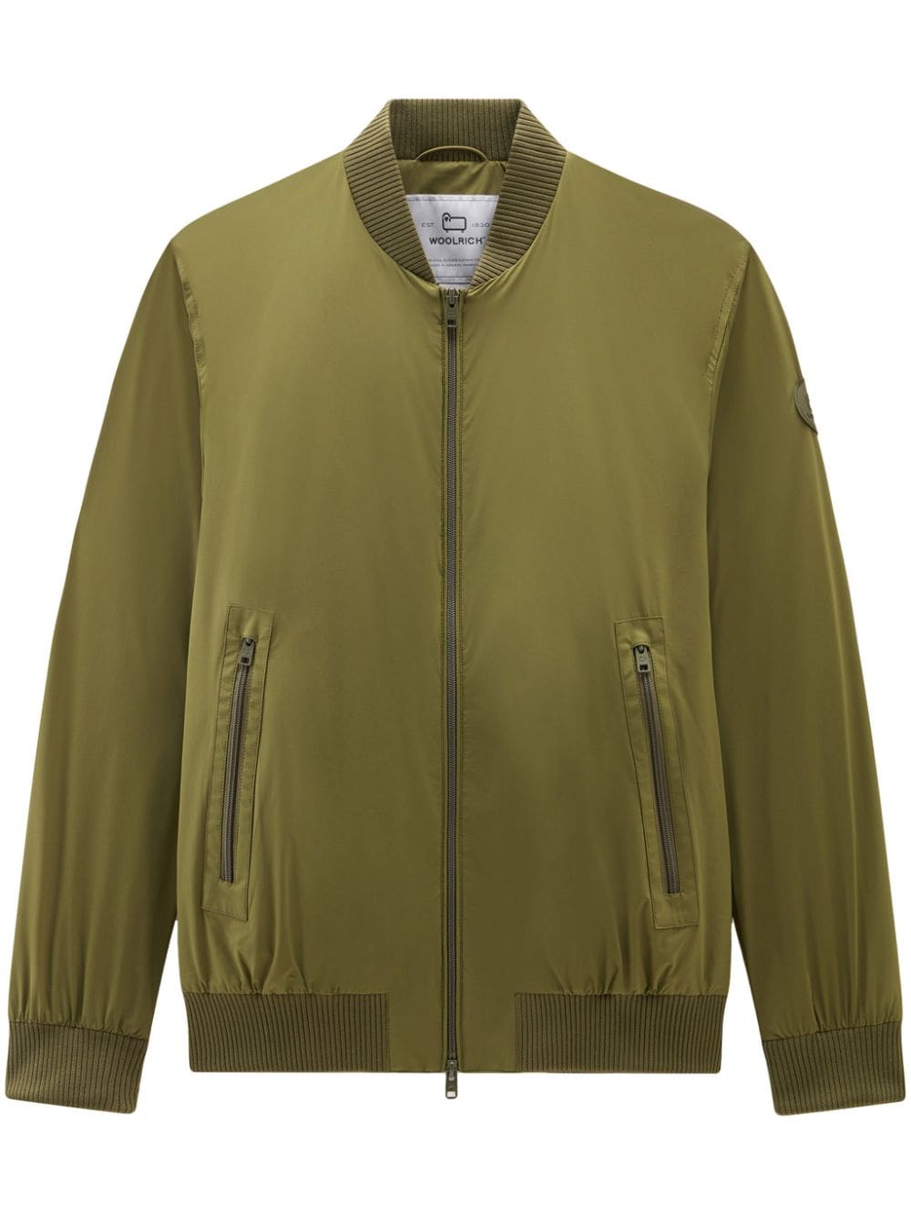 Woolrich matte-finish bomber jacket - Green von Woolrich