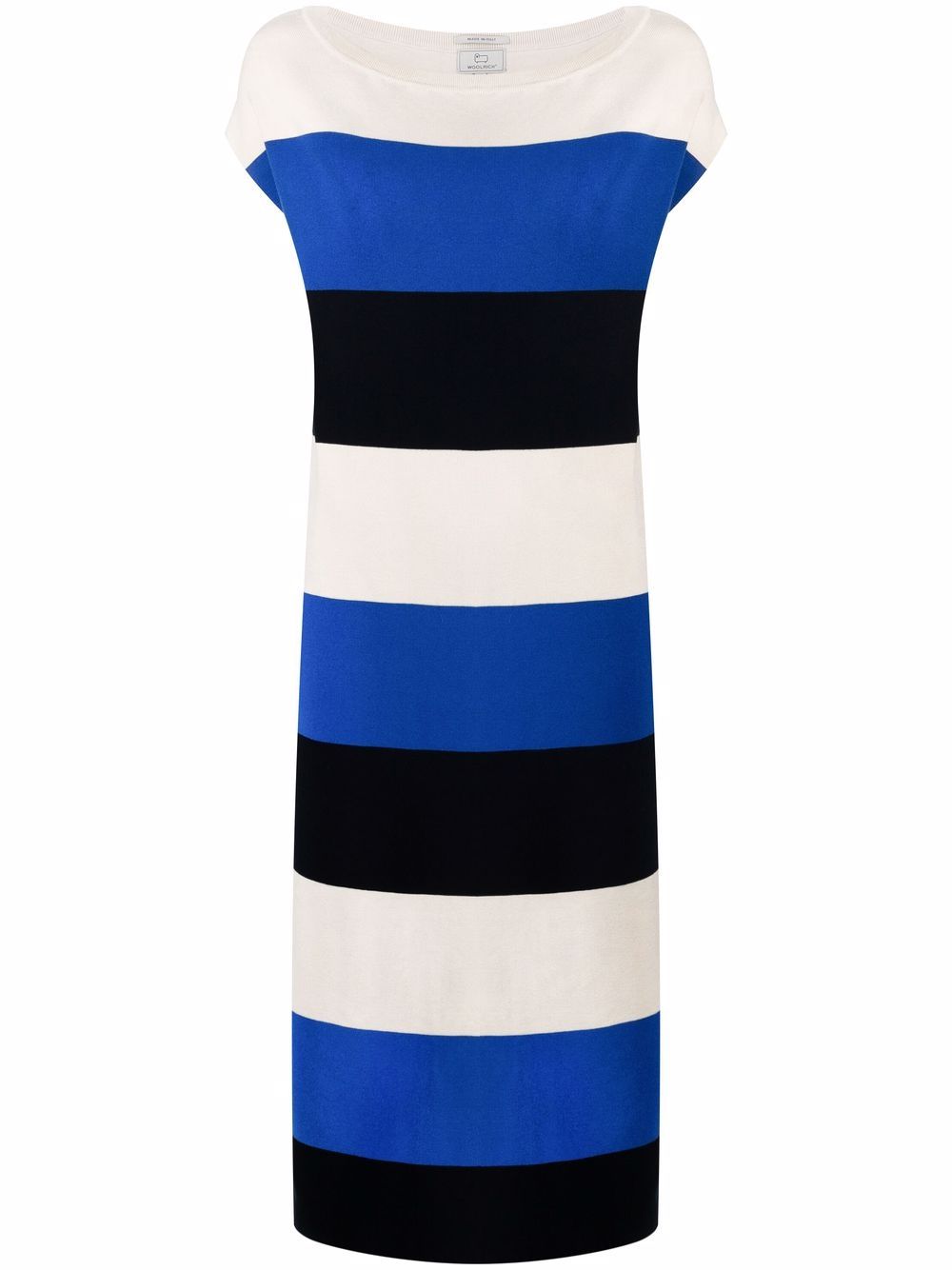 Woolrich midi-length striped dress - Blue von Woolrich