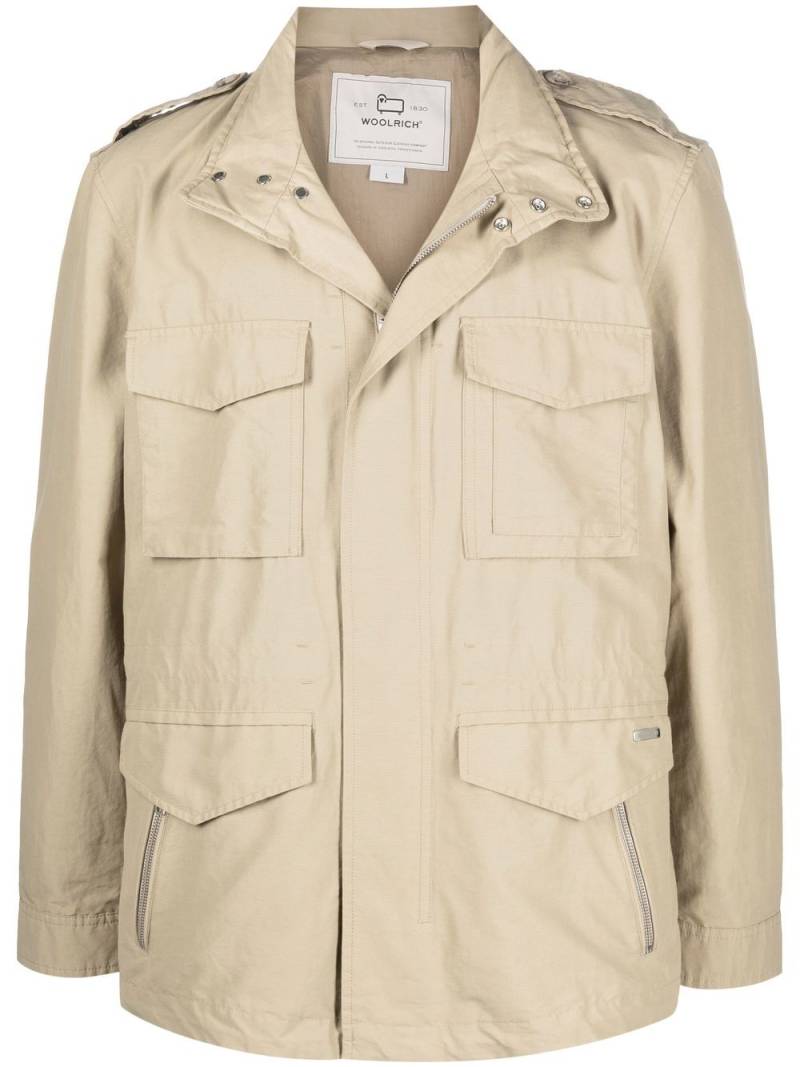 Woolrich multi-pocket military jacket - Neutrals von Woolrich