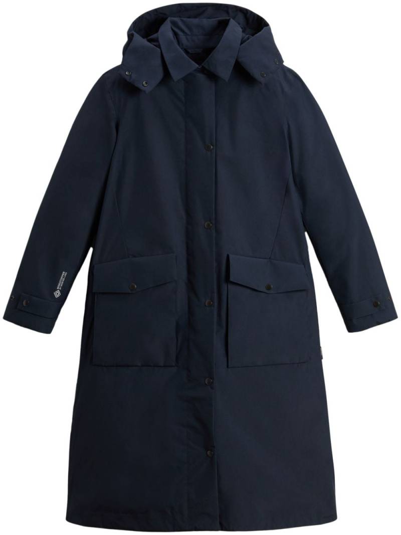 Woolrich oversize cape - Blue von Woolrich