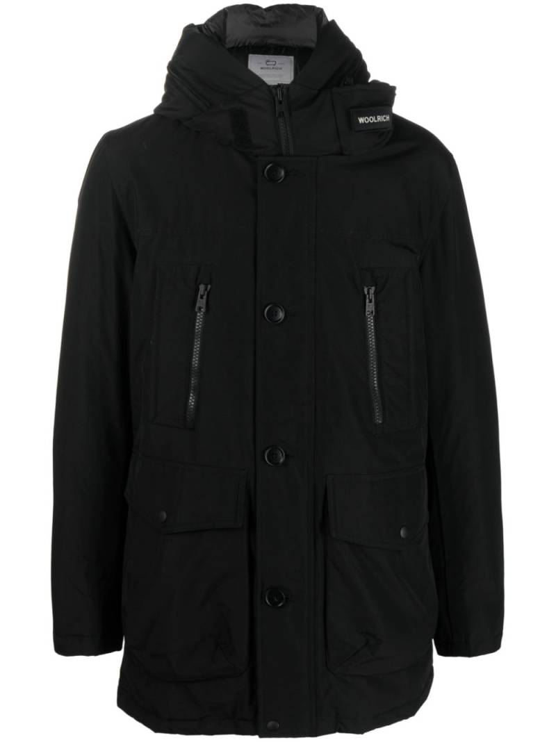 Woolrich padded hooded coat - Black von Woolrich