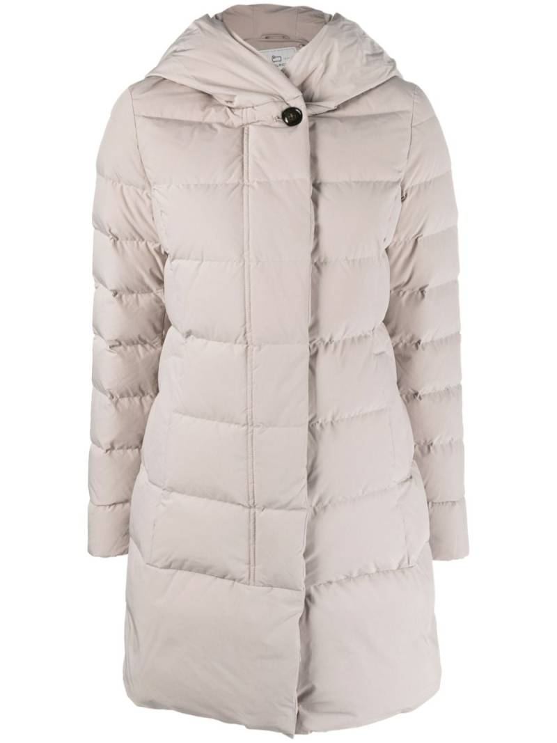 Woolrich padded hooded coat - Grey von Woolrich