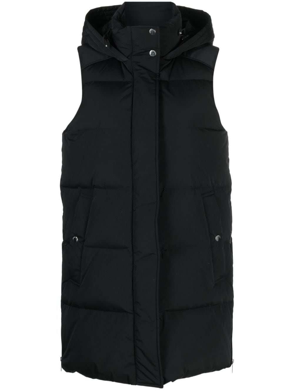 Woolrich padded hooded gilet - Black von Woolrich