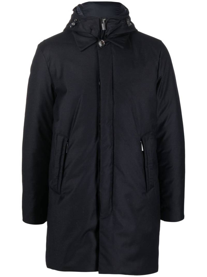 Woolrich padded hooded parka coat - Blue von Woolrich