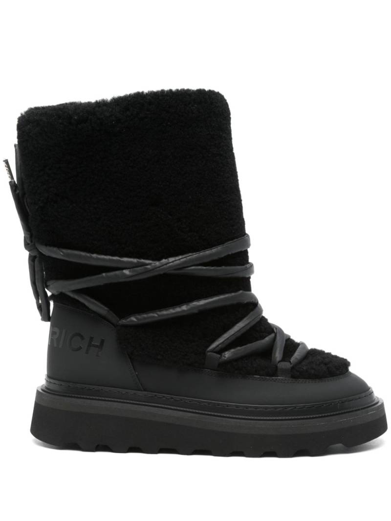 Woolrich padded sheepskin boots - Black von Woolrich