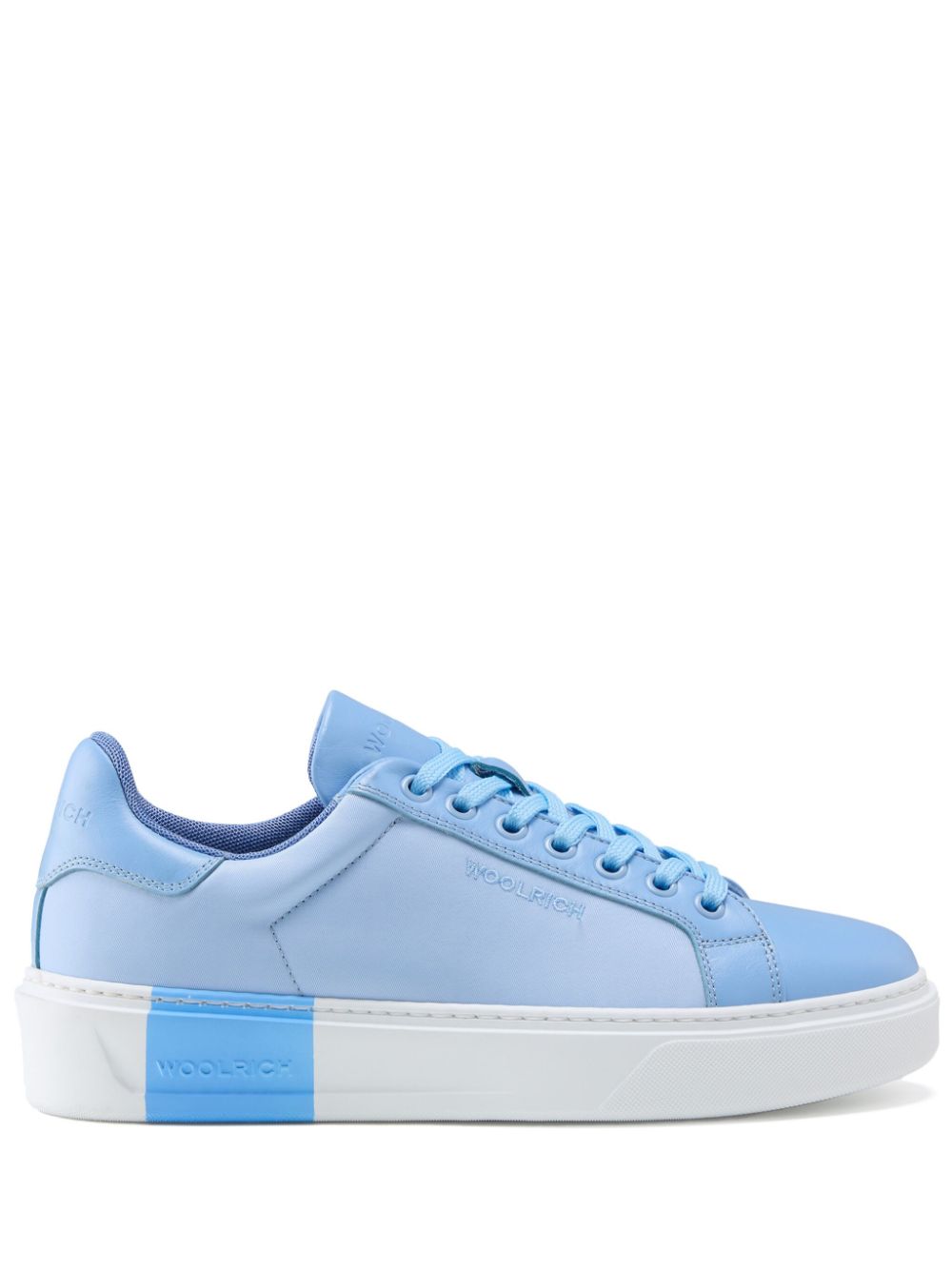 Woolrich panelled lace-up sneakers - Blue von Woolrich