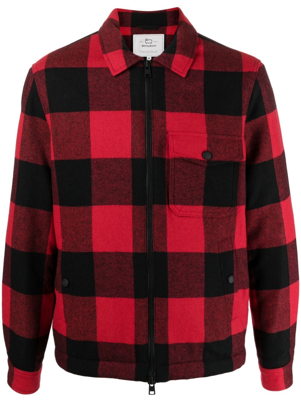 Woolrich plaid check-pattern shirt jacket - Red von Woolrich