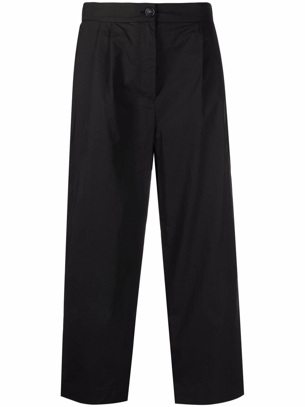 Woolrich straight-leg cropped trousers - Black von Woolrich