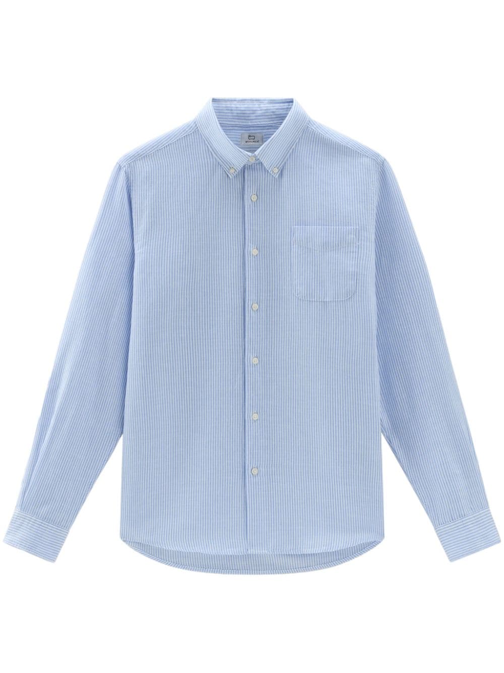 Woolrich striped button-down shirt - Blue von Woolrich