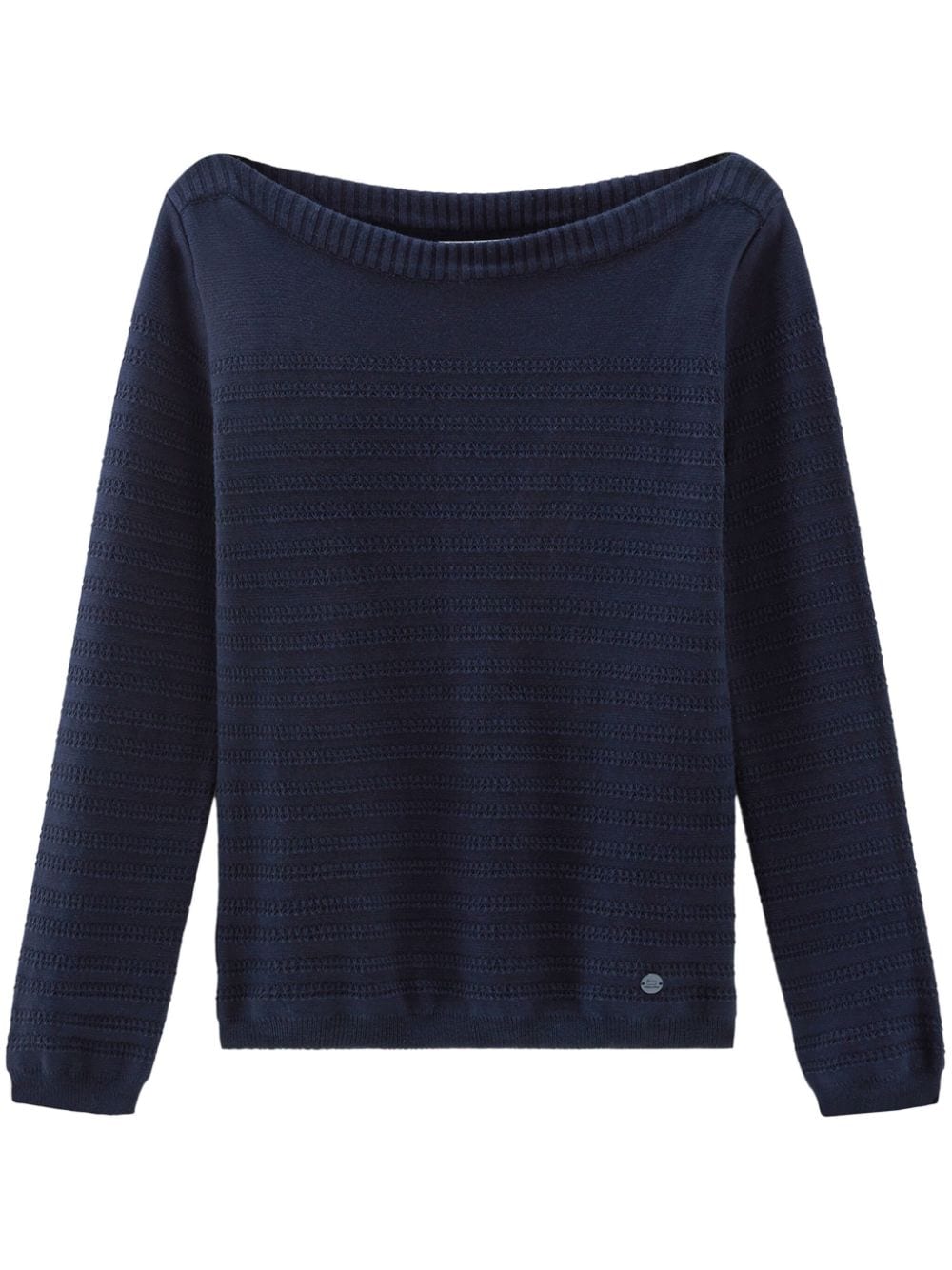 Woolrich striped cotton jumper - Blue von Woolrich