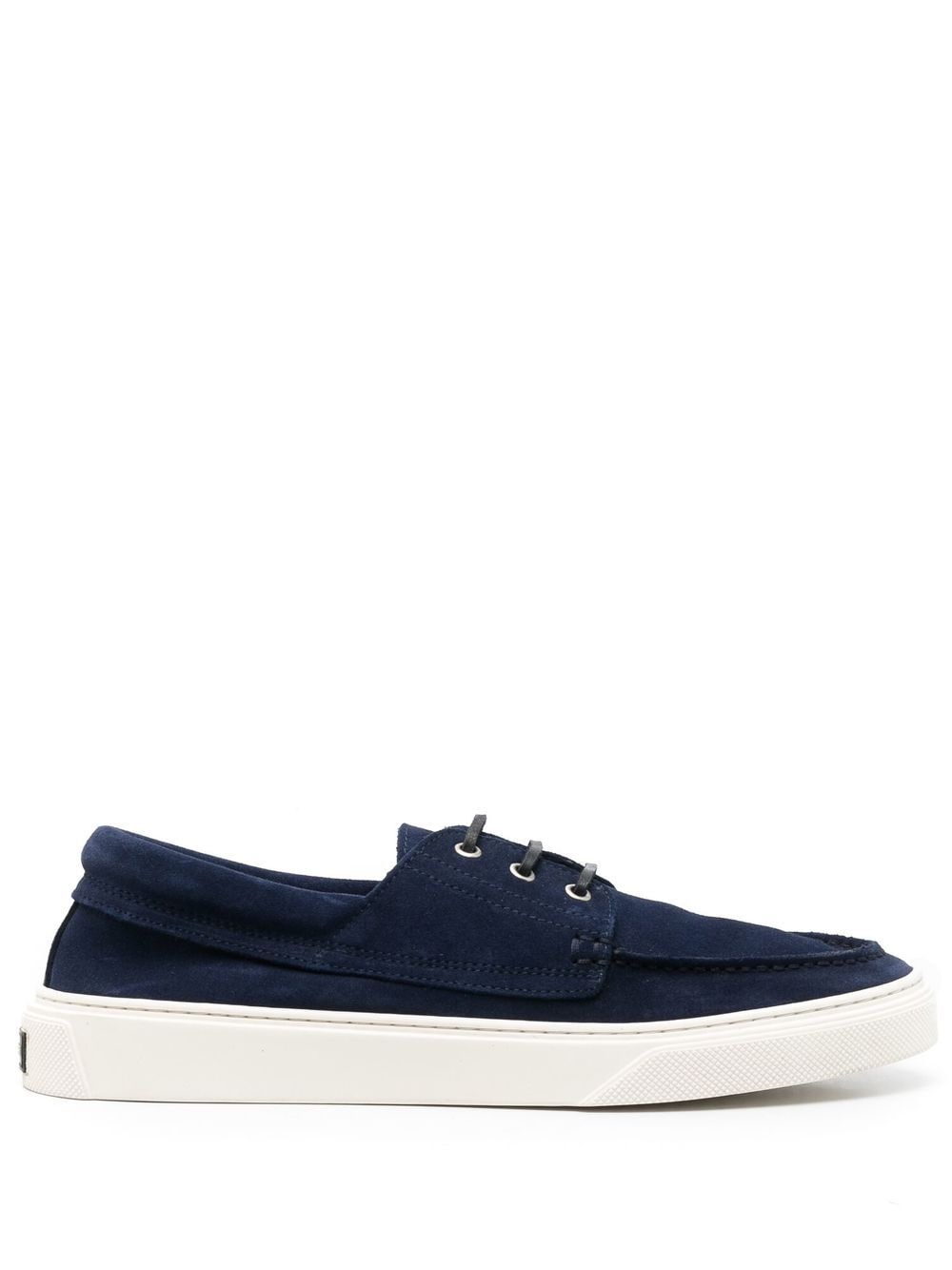 Woolrich suede boat shoes - Blue von Woolrich