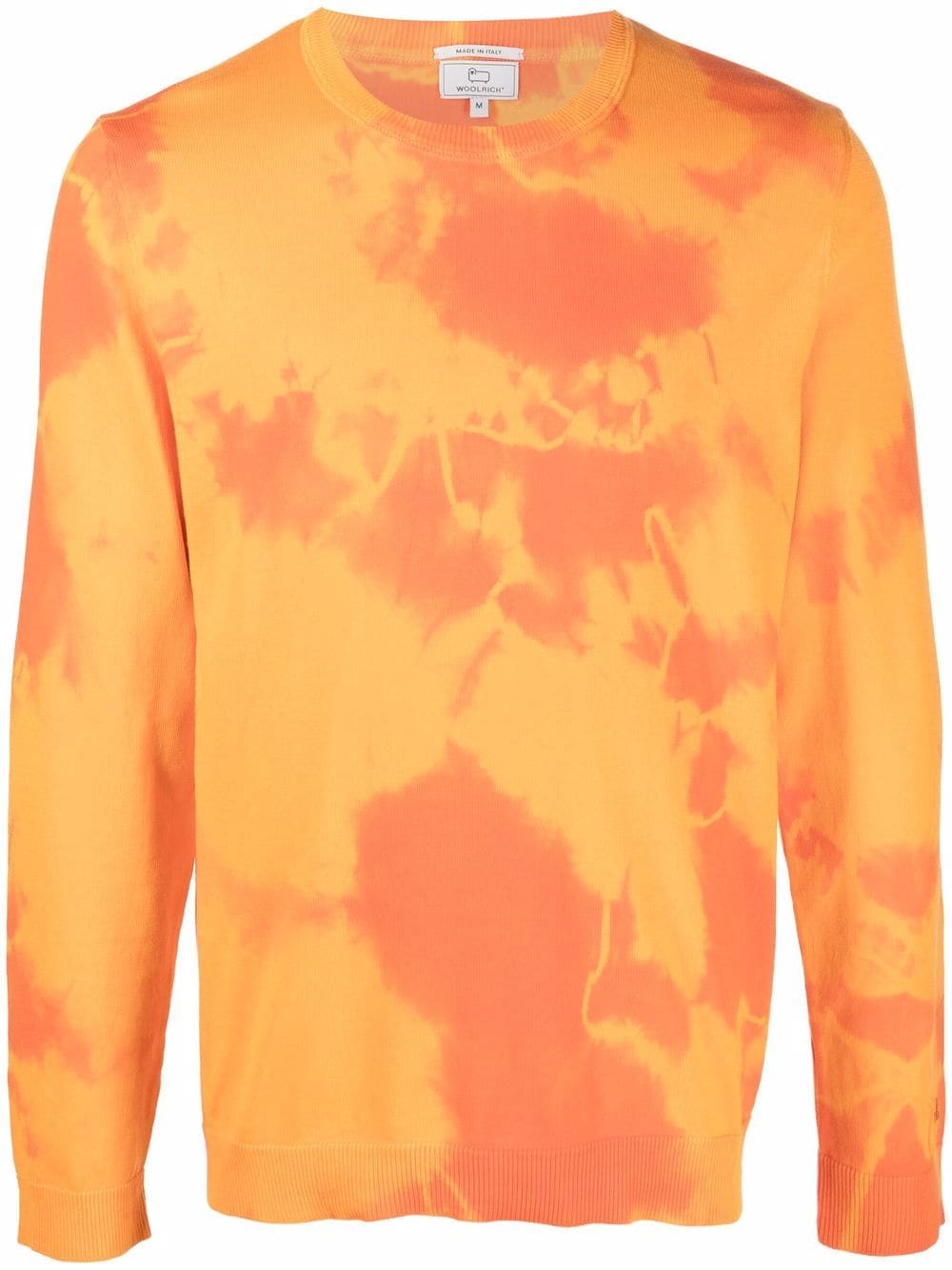 Woolrich tie-dye knit jumper - Orange von Woolrich